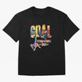 Goal World Soccer Championship 2026 Oversized T-Shirt Relive FIFA World Cup 2026 for Fans of Messi and England and Germany, Bringing Supporter Pride, Iconic Celebrations, Legendary Names and Global Match Day Energy; Made for Die Hard Supporters,