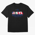 2026 North America Soccer World Tour - USA Mexico Canada Oversized T-Shirt Celebrate the Next Chapter of FIFA World Cup 2026 USA Canada Mexico for Fans of Cristiano Ronaldo and England, France and Netherlands, Bringing Champion Mindset, Group Stage