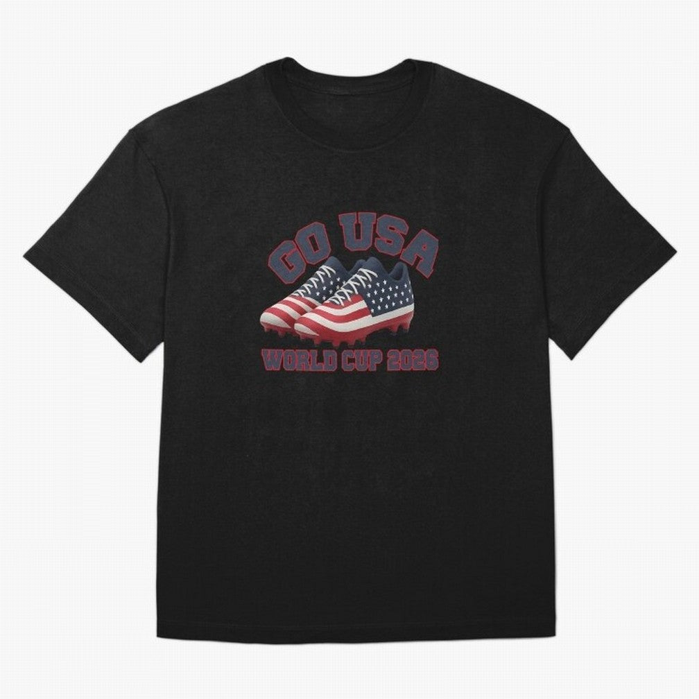 Go Usa. Usa 2026 World Cup 2026 World Cup Soccer Usa Soccer Usa Men Oversized T-Shirt Feel Global Football Passion for FIFA World Cup 2026, Driven by Haaland, Brazil, Football Passion, Legendary Performances, Festival Vibes and Supporter Community;