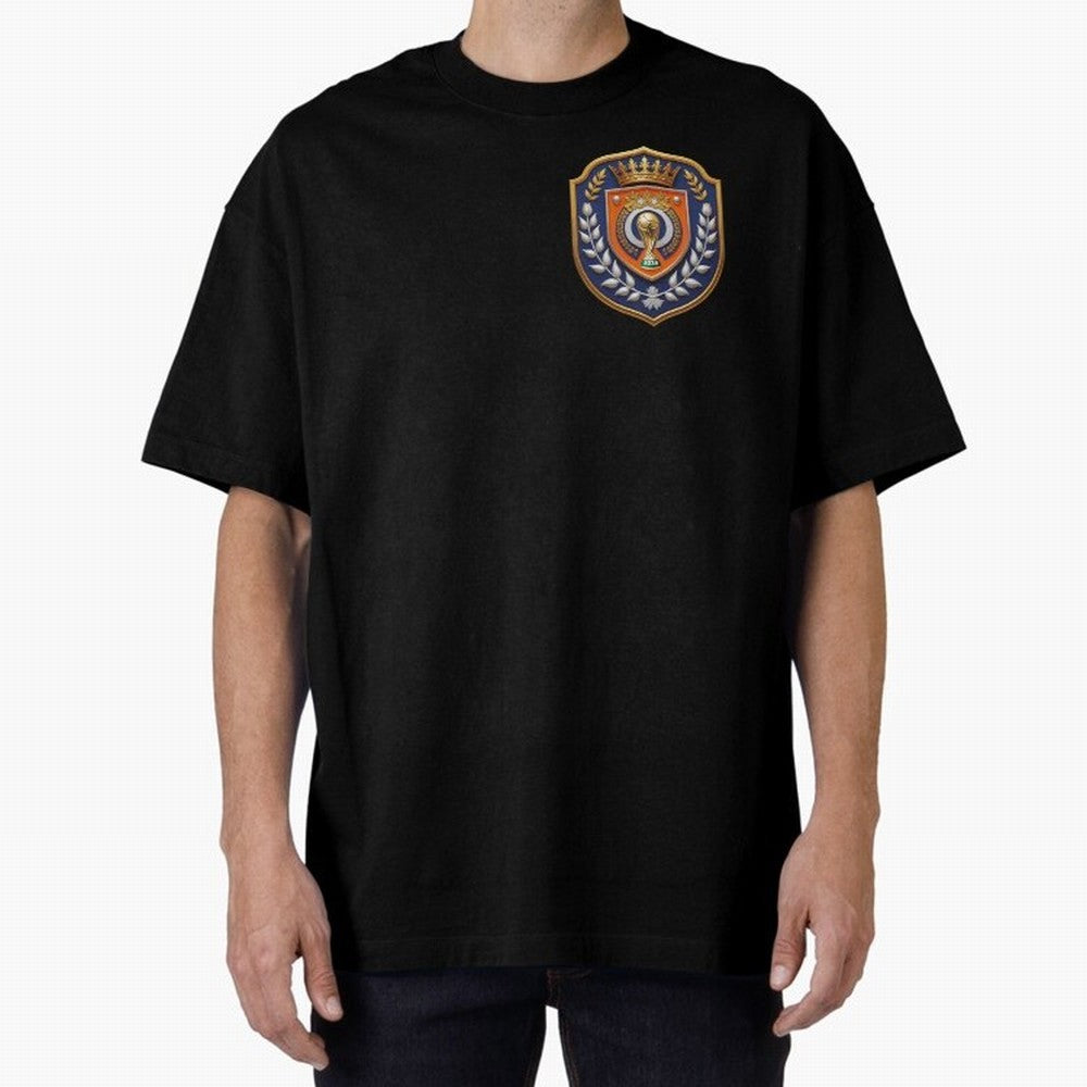 Netherlands World Cup 2026 Oversized T-Shirt Celebrate the Stars of FIFA World Cup 2026 for Fans of CR7 and Portugal, Spain and Germany, Bringing Sports Nostalgia, International Competition, Famous Players and Unforgettable Victories; Ideal for