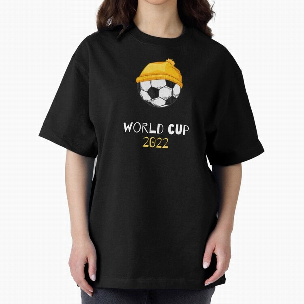 World Cup 2022 Qatar Oversized T-Shirt Represent Fans Who Live for FIFA World Cup 2026 USA Canada Mexico Spirit, Built around Argentina, France and Brazil, CR7, Football Passion, Legendary Performances, Festival Vibes and Supporter Community; Ideal