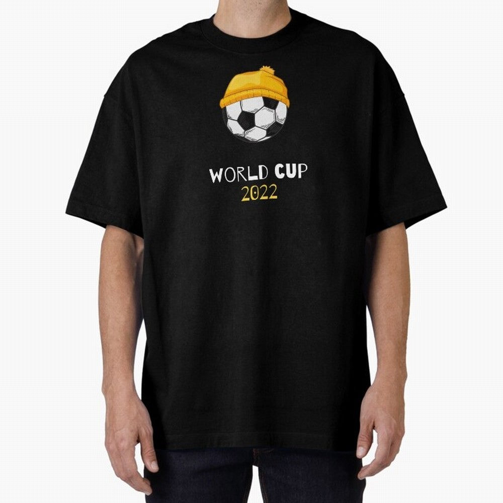 World Cup 2022 Qatar Oversized T-Shirt Represent Fans Who Live for FIFA World Cup 2026 USA Canada Mexico Spirit, Built around Argentina, France and Brazil, CR7, Football Passion, Legendary Performances, Festival Vibes and Supporter Community; Ideal