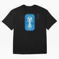 Mundial 26 USA Fan Trophy ¨C Retro Soccer World Cup Inspired Graphic ¨C Modern Football Art Design Oversized T-Shirt Step into Global Football Passion for FIFA World Cup 2026 USA Canada Mexico, Capturing Messi and Cristiano Ronaldo, France, Classic