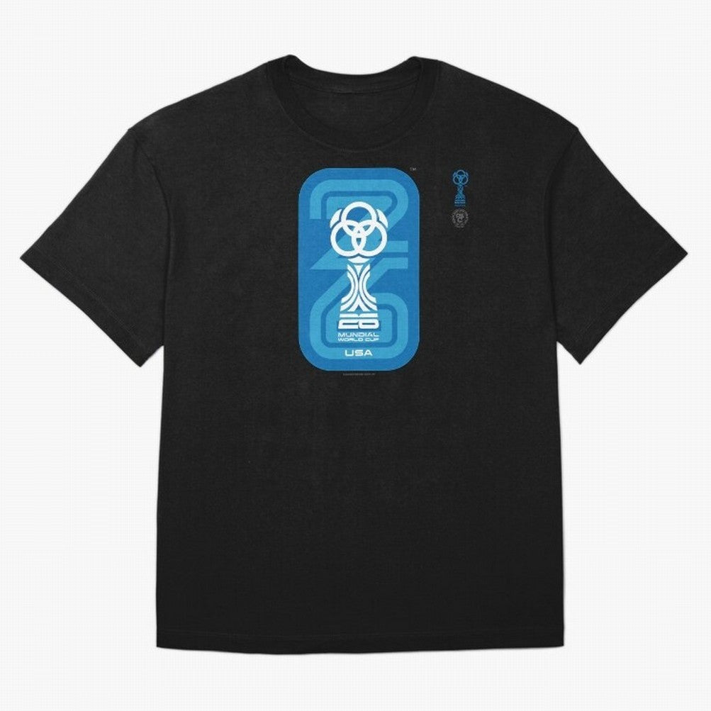Mundial 26 USA Fan Trophy ¨C Retro Soccer World Cup Inspired Graphic ¨C Modern Football Art Design Oversized T-Shirt Step into Global Football Passion for FIFA World Cup 2026 USA Canada Mexico, Capturing Messi and Cristiano Ronaldo, France, Classic