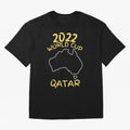 Socceroos World Cup 2022 Qatar Oversized T-Shirt Stand Out with Spirit from FIFA World Cup 2026 Group Stage with Neymar, England and Germany Energy, Retro Football Energy, Iconic Rivalries, Trophy Chase Drama and Stadium Atmosphere; Built for