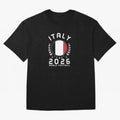 World Cup 2026 Italy Football Fan Italian Supporter T-Shirt_88563599 Oversized T-Shirt Celebrate Football Dreams Across FIFA World Cup 2026 Group Stage for Fans of Cristiano Ronaldo, Haaland and CR7 and Portugal, Spain and Germany, Bringing Goal