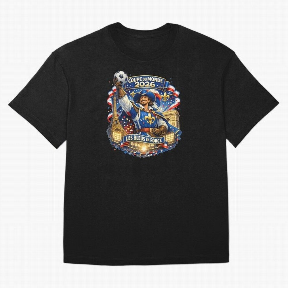 France World Cup 2026 Supporter Oversized T-Shirt Share the Excitement of Global Football Passion for FIFA World Cup 2026, Celebrating Mbappe, Brazil, Portugal and Argentina, Soccer Culture, Superstar Moments, National Team Dreams and Competitive