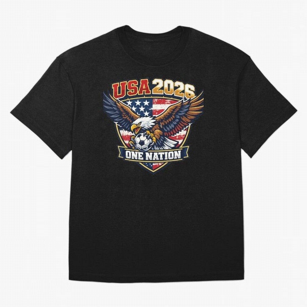 USA Canada Mexico Soccer Cup Oversized T-Shirt Discover the FIFA World Cup 2026 Journey through Messi, Neymar and Mbappe Highlights, England, France and Netherlands Pride, Champion Mindset, Group Stage Buzz, Knockout Tension and Passionate Fan
