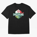 Switzerland WC2026 Oversized T-Shirt Celebrate Every Goal in FIFA World Cup 2026 for Fans of Neymar, Haaland and Cristiano Ronaldo and Argentina and Brazil, Bringing Champion Mindset, Group Stage Buzz, Knockout Tension and Passionate Fan Culture;