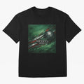 Mexico 2026 Football with Metallic Silver Line Oversized T-Shirt Share the Excitement of Global Football Passion for FIFA World Cup 2026, Celebrating Neymar, Spain, Vintage Soccer Flavor, Modern Football Stars, National Flags and Final Night