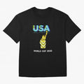 USA World Cup 2022 Oversized T-Shirt Represent the Passion of FIFA World Cup 2026 Group Stage Spirit, Featuring Portugal, Haaland and Mbappe, Football Passion, Legendary Performances, Festival Vibes and Supporter Community; Created for Match Day