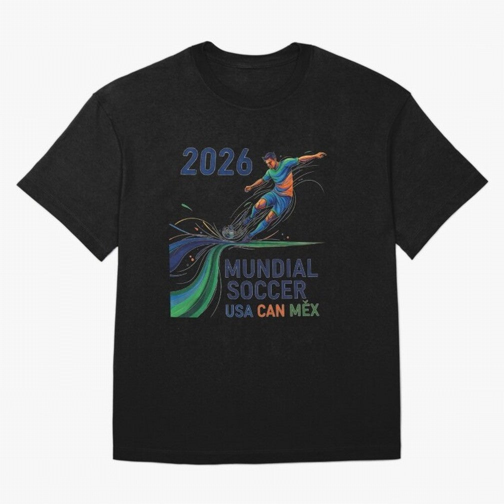 Triangular Goal Art 2026 Oversized T-Shirt Treasure FIFA World Cup 2026 USA Canada Mexico Built around Neymar, England, France and Netherlands Energy, Stadium Chants, National Pride, Trophy Dreams and Unforgettable Football Memories; Ideal for Fans