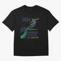 Triangular Goal Art 2026 Oversized T-Shirt Treasure FIFA World Cup 2026 USA Canada Mexico Built around Neymar, England, France and Netherlands Energy, Stadium Chants, National Pride, Trophy Dreams and Unforgettable Football Memories; Ideal for Fans