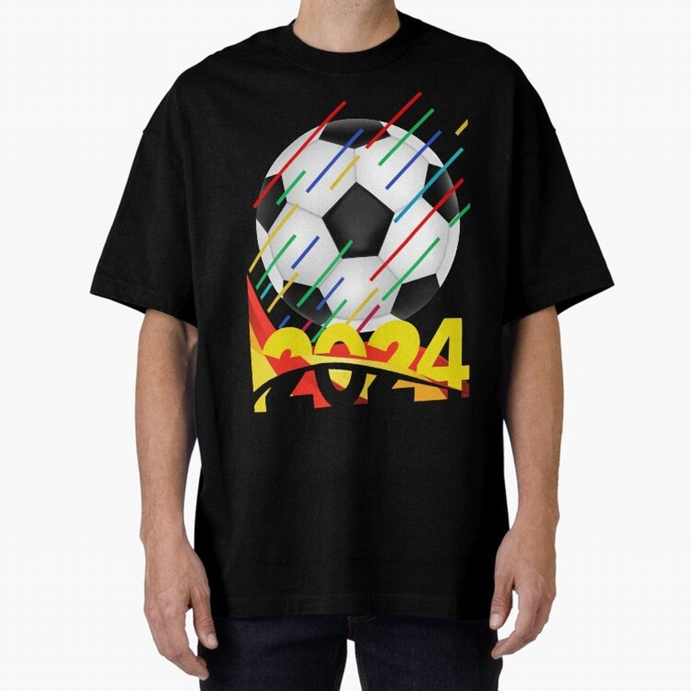FOOTBALL 2024 Oversized T-Shirt Represent the Passion of Match Day Hype around FIFA World Cup 2026 USA Canada Mexico, Messi, Argentina, Tournament Hype, Historic Matchups, Family Viewing Parties and Global Sports Pride; Perfect for Fans,