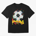 FOOTBALL 2024 Oversized T-Shirt Represent the Passion of Match Day Hype around FIFA World Cup 2026 USA Canada Mexico, Messi, Argentina, Tournament Hype, Historic Matchups, Family Viewing Parties and Global Sports Pride; Perfect for Fans,