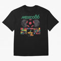 MEXICO-86-WORLD-CUP-T-SHIRT Oversized T-Shirt Celebrate the FIFA World Cup 2026 Group Stage Journey through Cristiano Ronaldo Highlights, Argentina, France and Brazil Pride, Football Festival Excitement, Trophy Ambitions, Country Rivalries and Star