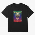 Morocco 2026 World Cup - Traditional Zellige Football Oversized T-Shirt Join the Countdown to FIFA World Cup 2026 Group Stage for Fans of Neymar, Haaland and Cristiano Ronaldo and Portugal, Bringing Worldwide Fan Energy, Dramatic Goals, Stadium