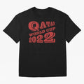 Qatar World Cup 2022 Oversized T-Shirt Keep the Legacy of FIFA World Cup 2026 USA Canada Mexico Spirit, Connected to France, Mbappe, Retro Football Energy, Iconic Rivalries, Trophy Chase Drama and Stadium Atmosphere; Great for Watch Parties, Sports