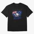 Australia Soccer 2026: Grunge Flag & Football Pride Oversized T-Shirt Celebrate Unforgettable Nights in FIFA World Cup 2026 Group Stage for Fans of Cristiano Ronaldo and France and Portugal, Bringing Stadium Memories, Football Loyalty,