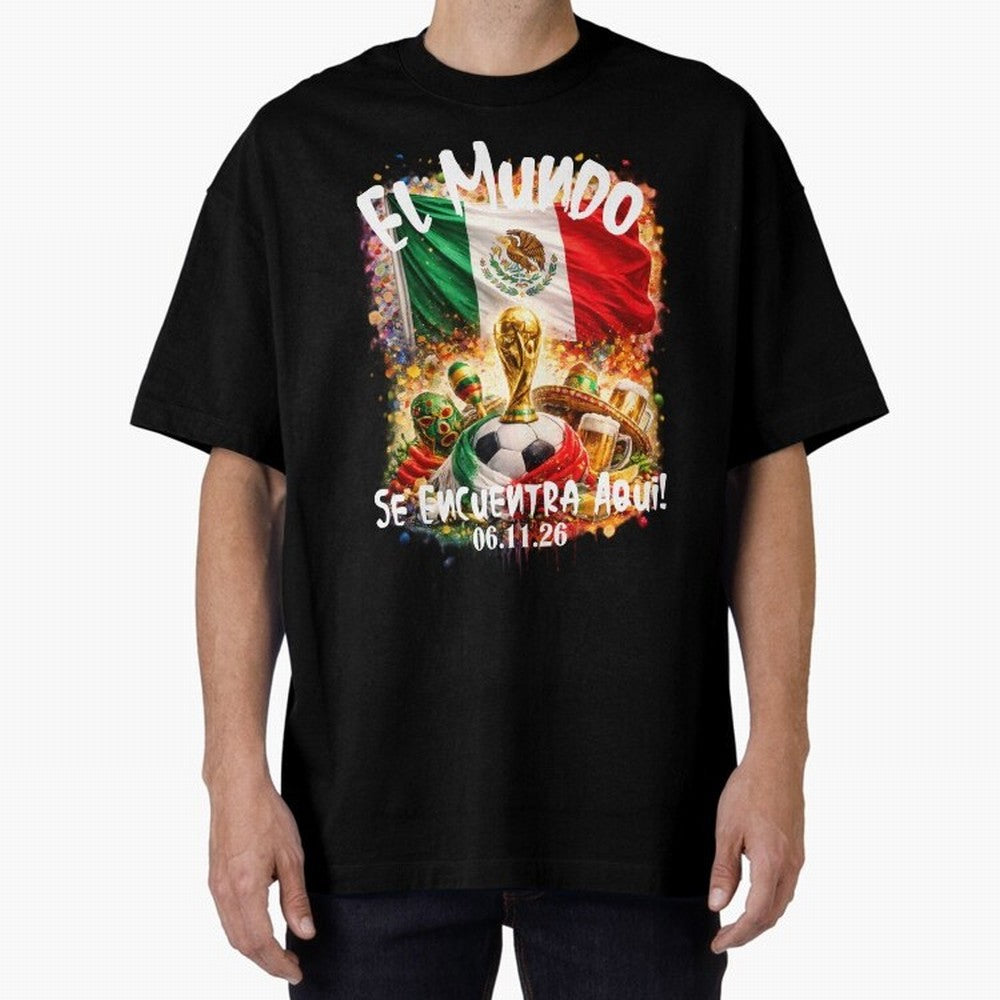 World Cup 2026 Oversized T-Shirt Support Iconic Players in the FIFA World Cup 2026 Journey through CR7 and Messi Highlights, England and Germany Pride, Global Supporter Spirit, Legendary Goals, National Colors and Tournament Celebration; Ideal for