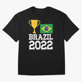 Brazil Soccer Team Fan Football Brazilian Flag 2022 T-Shirt - Brazil T shirt Soccer - Brazil Flag Vintage - Brazilian Oversized T-Shirt Stand with the FIFA World Cup 2026 USA Canada Mexico Journey through Messi Highlights, Argentina and Brazil