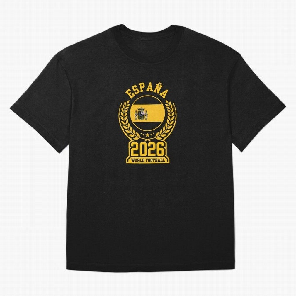 Spain World Football 2026 T-Shirt_87604013 Oversized T-Shirt Honor the Football Icons of Match Day Hype around FIFA World Cup 2026 USA Canada Mexico, Cristiano Ronaldo, Haaland and CR7, Portugal, Football Festival Excitement, Trophy Ambitions,