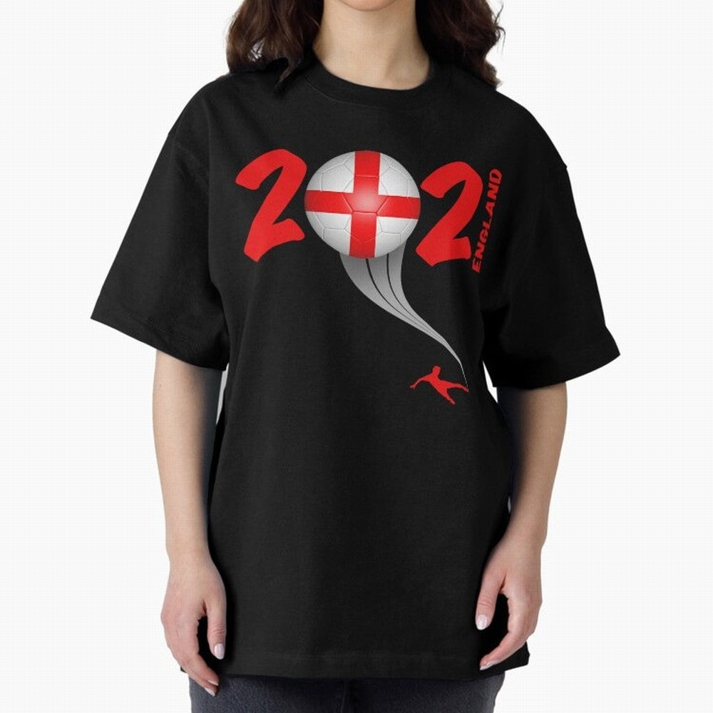 Soccer 2021 Oversized T-Shirt Honor the Football Icons of Match Day Hype around FIFA World Cup 2026 Group Stage, Mbappe, France, Global Supporter Spirit, Legendary Goals, National Colors and Tournament Celebration; Great for Watch Parties, Sports