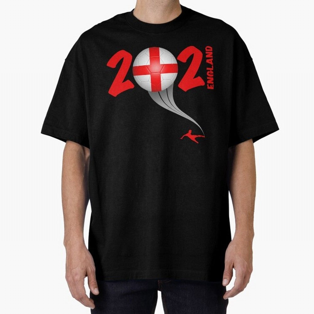 Soccer 2021 Oversized T-Shirt Honor the Football Icons of Match Day Hype around FIFA World Cup 2026 Group Stage, Mbappe, France, Global Supporter Spirit, Legendary Goals, National Colors and Tournament Celebration; Great for Watch Parties, Sports