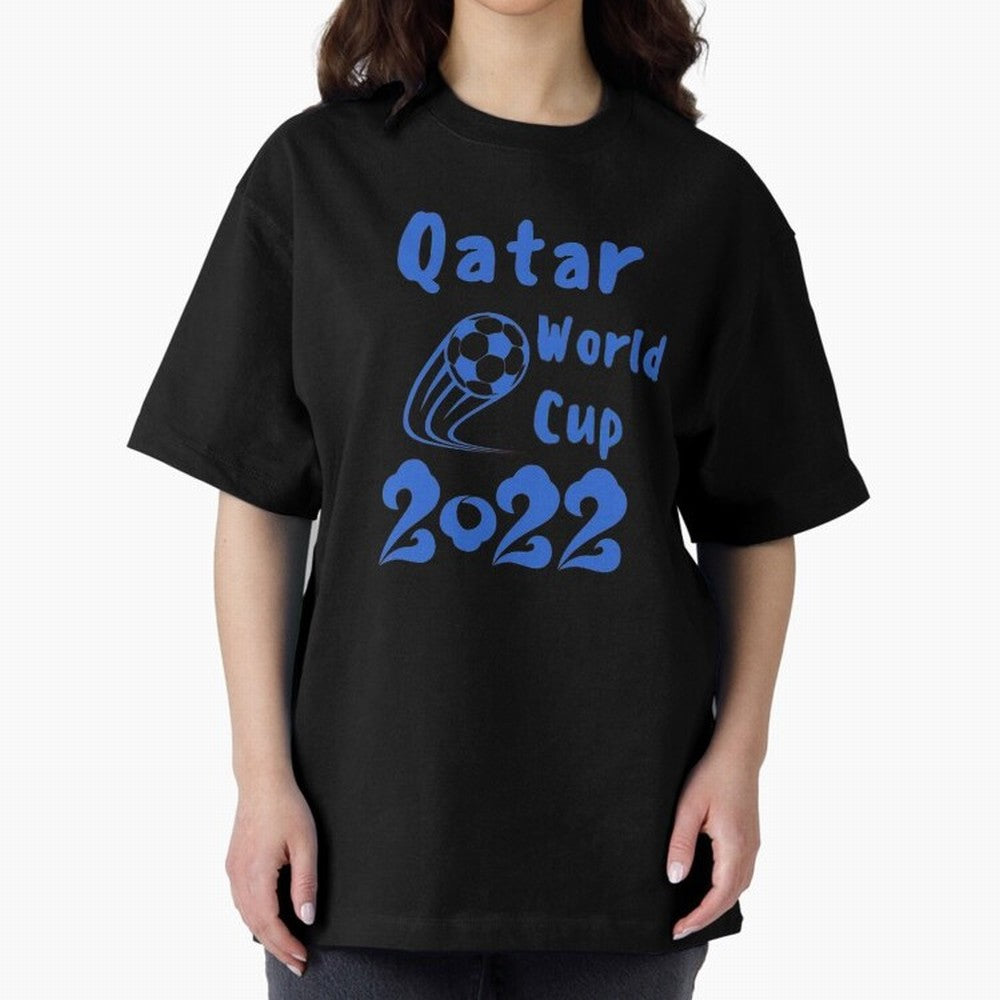 qatar world cup 2022 Oversized T-Shirt Honor the Football Icons of Match Day Hype around FIFA World Cup 2026 USA Canada Mexico, Cristiano Ronaldo, Haaland and CR7, Portugal, Football Festival Excitement, Trophy Ambitions, Country Rivalries and Star