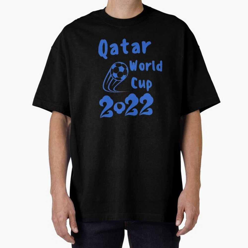 qatar world cup 2022 Oversized T-Shirt Honor the Football Icons of Match Day Hype around FIFA World Cup 2026 USA Canada Mexico, Cristiano Ronaldo, Haaland and CR7, Portugal, Football Festival Excitement, Trophy Ambitions, Country Rivalries and Star