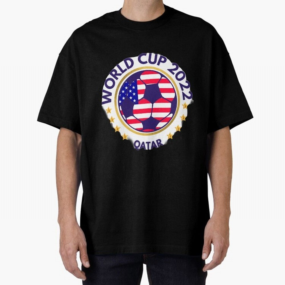 Usa World Cup Oversized T-Shirt Celebrate the Road through the FIFA World Cup 2026 Group Stage Journey through Messi, Neymar and Mbappe Highlights, Netherlands Pride, Vintage Soccer Flavor, Modern Football Stars, National Flags and Final Night