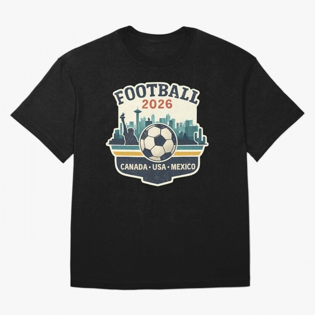 Football 2026 One World One Goal Oversized T-Shirt Honor Global Football Passion for FIFA World Cup 2026, Featuring Neymar, Netherlands, Football History, Final Match Energy, Crowd Noise and Once in a Lifetime Moments; Perfect for Fans, Collectors,