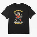 world cup 2026 Oversized T-Shirt Enjoy Match Day Hype around FIFA World Cup 2026 USA Canada Mexico, Messi, CR7 and Mbappe, Brazil, Portugal and Argentina, Classic Soccer Heritage, Championship Pressure, Fan Loyalty and International Pride; Made for