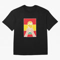 Champion Spain 2010 Oversized T-Shirt Capture the FIFA World Cup 2026 Group Stage Journey through Mbappe and Neymar Highlights, France and Portugal Pride, Vintage Soccer Flavor, Modern Football Stars, National Flags and Final Night Emotion; Ideal