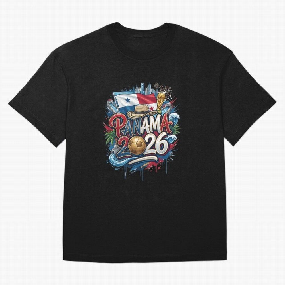 Panama World Cup 2026 Football Legacy Oversized T-Shirt Represent the Passion of FIFA World Cup 2026 USA Canada Mexico for Fans of CR7 and Messi and Brazil, Bringing Fan Favorite Moments, National Team Passion, Big Match Drama and Soccer History;