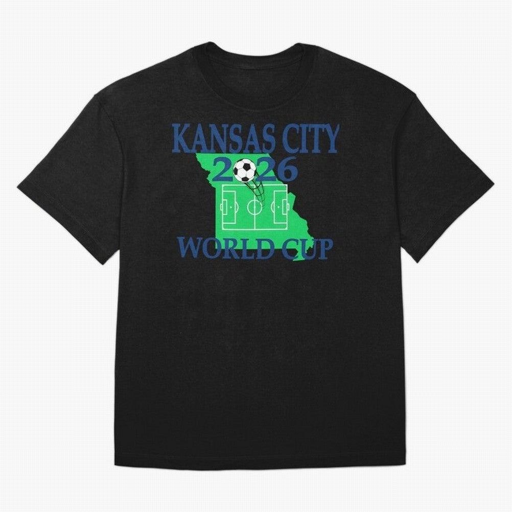 Kansas City 2026 world cup Oversized T-Shirt Feel the Trophy Chase of FIFA World Cup 2026 USA Canada Mexico Inspired by Messi, Portugal, Spain and Germany Energy, Retro Football Energy, Iconic Rivalries, Trophy Chase Drama and Stadium Atmosphere;