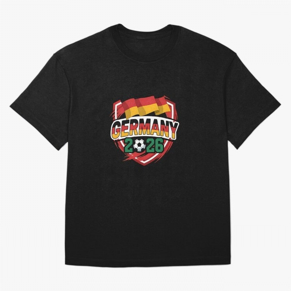 Germany World Cup 2026 Germany Football Oversized T-Shirt Make Your Look Match FIFA World Cup 2026 Group Stage Spirit, Celebrating Spain, CR7, Game Day Rituals, Football Legends, Country Pride and the Road to the Final; Perfect for People Who Love