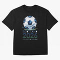 Scotland Soccer Football Design 2026 Oversized T-Shirt Support Global Football Passion for FIFA World Cup 2026 USA Canada Mexico, Built around CR7 and Messi, England, France and Netherlands, Worldwide Fan Energy, Dramatic Goals, Stadium Lights and