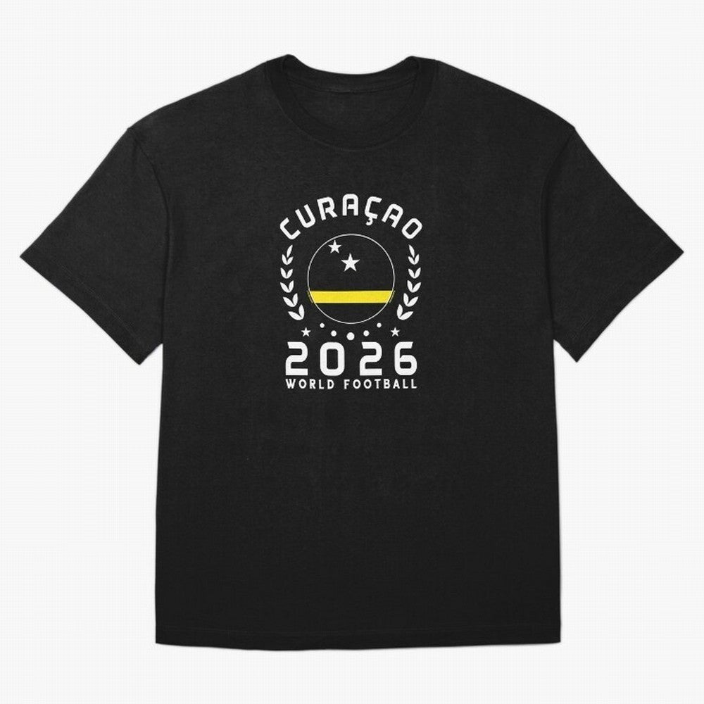 World Cup 2026 Curacao Football Fan Curacaoan Supporter T-Shirt_85310550 Oversized T-Shirt Celebrate Soccer Greatness during FIFA World Cup 2026 USA Canada Mexico Connected to Cristiano Ronaldo, Haaland and CR7, Argentina and Brazil Energy,
