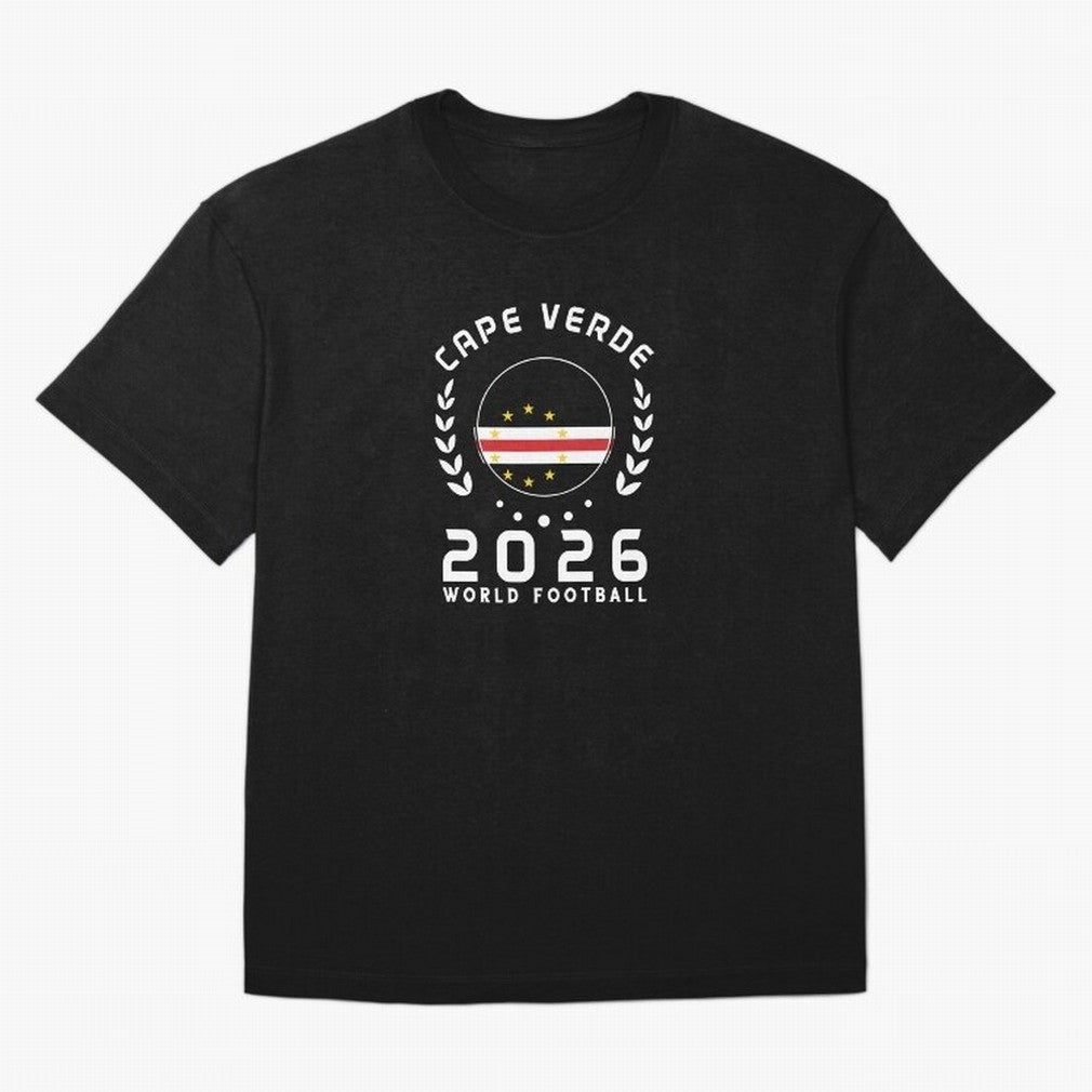World Cup 2026 Cape Verde Football Fan Cape Verdean Supporter Gift T-Shirt_85310196 Oversized T-Shirt Follow the Final Road of Match Day Hype around FIFA World Cup 2026 Group Stage, Haaland, Argentina and Brazil, Tournament Hype, Historic Matchups,