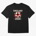 Front Print England Soccer World Cup 2026 - English Fan Gift T-Shirt_84562392 Oversized T-Shirt Make Every Match About the FIFA World Cup 2026 Journey through Mbappe Highlights, France and Portugal Pride, Stadium Chants, National Pride, Trophy