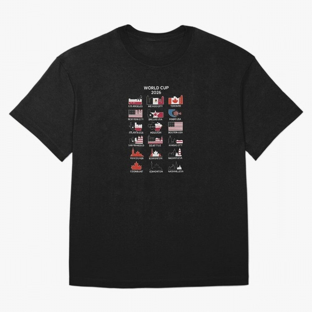 World Cup 2026 Host Cities T-Shirt_84292126 Oversized T-Shirt Step into FIFA World Cup 2026 Built around Neymar, Argentina and Brazil Energy, Championship Spirit, Famous Goals, Roaring Crowds and International Football Unity; Great for Watch