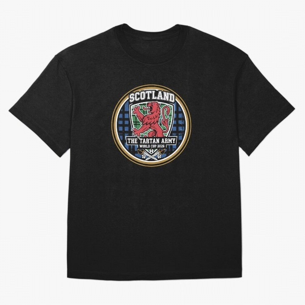 Scotland World Cup 2026 - Tartan Army Football Fan, USA Mexico Canada T-Shirt_84153647 Oversized T-Shirt Refresh Global Football Passion for FIFA World Cup 2026 Group Stage, Filled with Messi, CR7 and Mbappe, Argentina and Brazil, Global Supporter