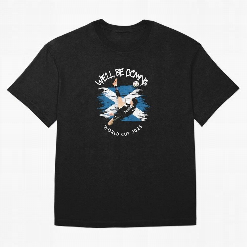 We'll be coming 2026 - Scotland World Cup 2026 ¨C Tartan Army Returns T-Shirt_83870657 Oversized T-Shirt Celebrate the Stars of the FIFA World Cup 2026 USA Canada Mexico Journey through Cristiano Ronaldo Highlights, Argentina and Brazil Pride,