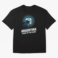 Argentina Heart of the Game ¨C Retro Soccer Fan Design Oversized T-Shirt Make Game Day About Match Day Hype around FIFA World Cup 2026 USA Canada Mexico, Cristiano Ronaldo, Spain and Netherlands, Football History, Final Match Energy, Crowd Noise