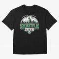 World Soccer Tournament Cup 2026 Seattle Oversized T-Shirt Carry FIFA World Cup 2026 USA Canada Mexico Made for Messi, Neymar and Mbappe, Argentina Energy, Football History, Final Match Energy, Crowd Noise and Once in a Lifetime Moments; Perfect