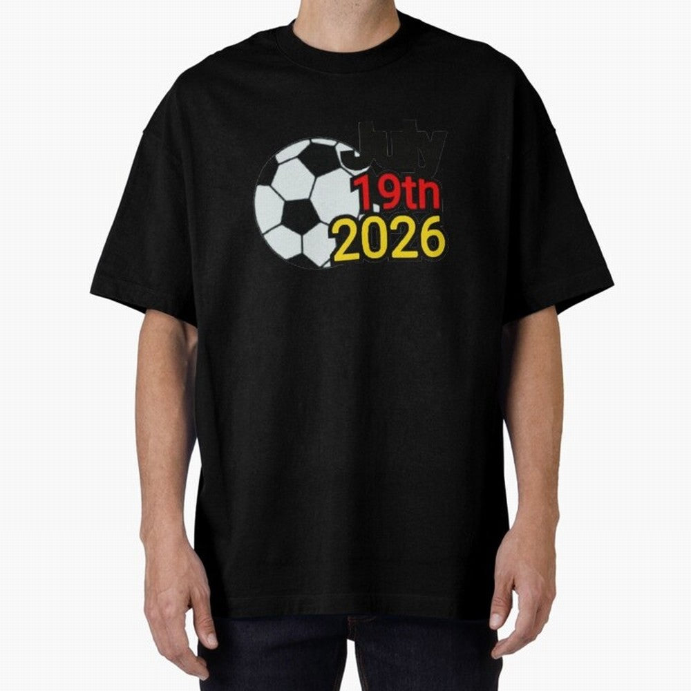 USA 2026- Germany Oversized T-Shirt Celebrate Soccer Greatness during FIFA World Cup 2026 USA Canada Mexico Spirit, Inspired by England, Messi, CR7 and Mbappe, Stadium Chants, National Pride, Trophy Dreams and Unforgettable Football Memories;