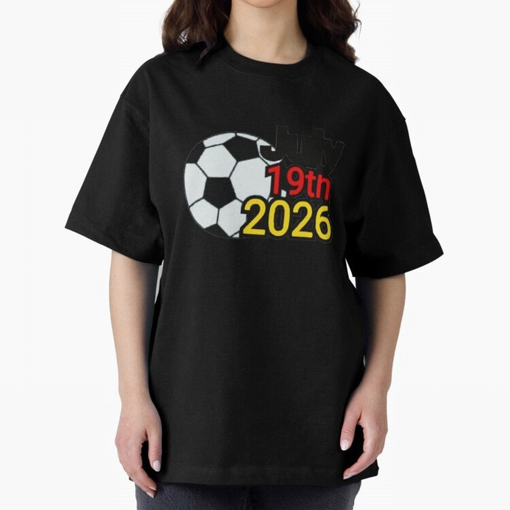 USA 2026- Germany Oversized T-Shirt Celebrate Soccer Greatness during FIFA World Cup 2026 USA Canada Mexico Spirit, Inspired by England, Messi, CR7 and Mbappe, Stadium Chants, National Pride, Trophy Dreams and Unforgettable Football Memories;