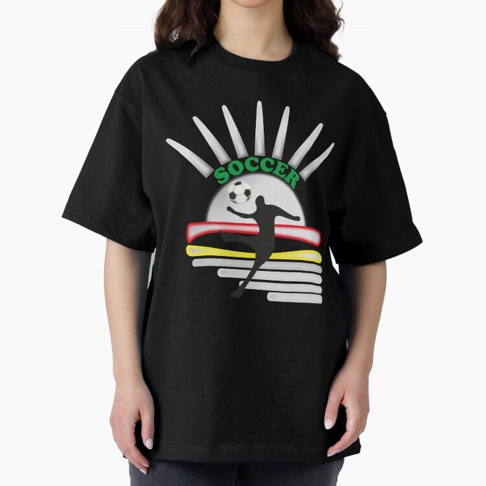 Football player football sun Oversized T-Shirt Celebrate the FIFA World Cup 2026 Group Stage Journey through Cristiano Ronaldo Highlights, Argentina, France and Brazil Pride, Football Festival Excitement, Trophy Ambitions, Country Rivalries and