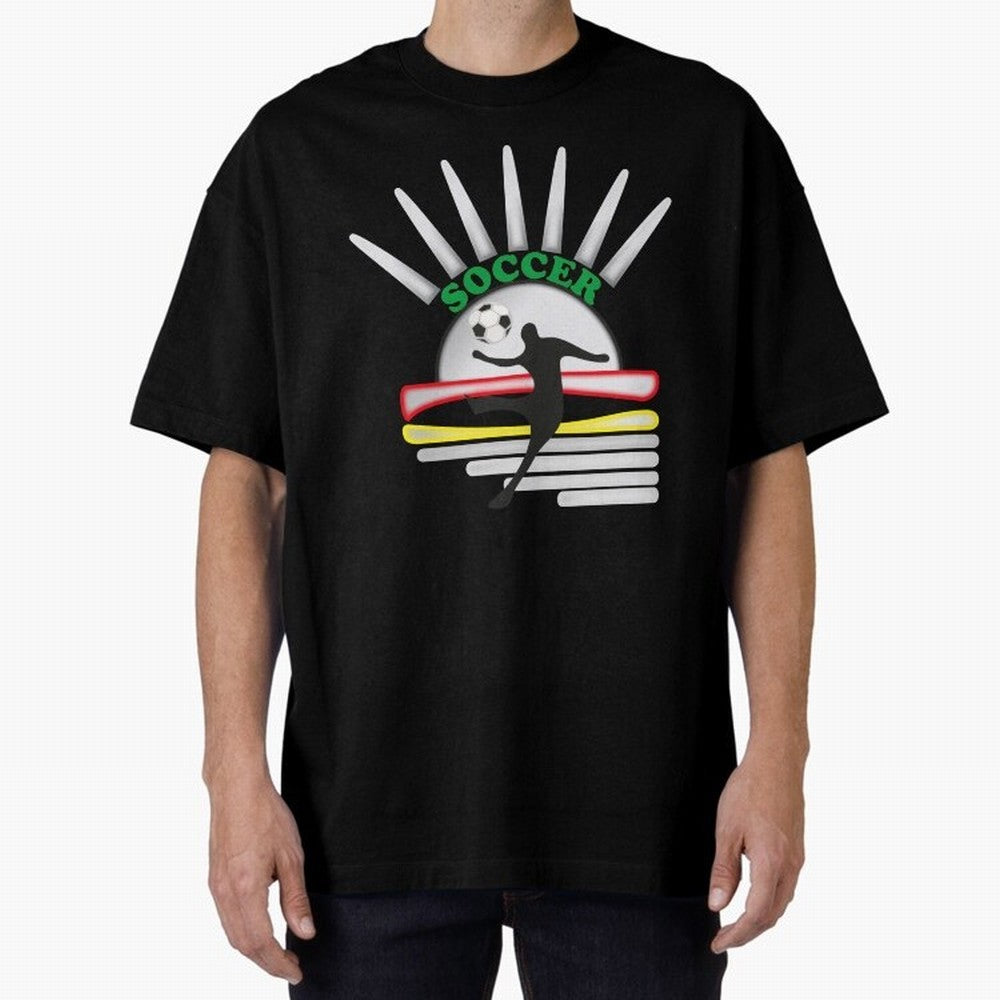 Football player football sun Oversized T-Shirt Celebrate the FIFA World Cup 2026 Group Stage Journey through Cristiano Ronaldo Highlights, Argentina, France and Brazil Pride, Football Festival Excitement, Trophy Ambitions, Country Rivalries and